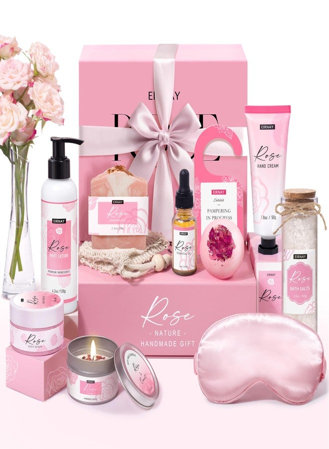 EIRNAY Gifts for Women Birthday Gift Baskets Home Spa Relaxing Self Care Gift for Woman Mom Her Sister Wife Auntie Care Package Thank You Gift Bridal Shower for Women Friendship Ideas - Image 1